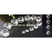 Rideaux de perles de verre perles d&#39;octogone de qualité AAA